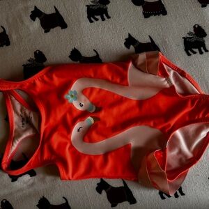 Carter's Orange Flamingo Kids Swim One Piece